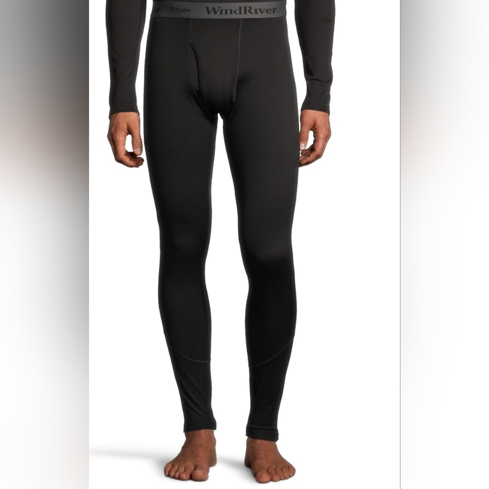 WindRiver Men's T-MAX HEAT Lightweight Microstretch Pants, XL, Black